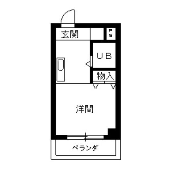 メゾンドエトワール 006B｜愛知県名古屋市中区栄３丁目(賃貸マンション1R・6階・21.00㎡)の写真 その2