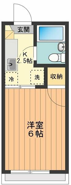 コートハウス高尾 0202｜東京都八王子市初沢町(賃貸アパート1K・2階・18.18㎡)の写真 その2