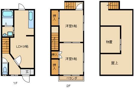 兵庫県神戸市灘区篠原南町４丁目(賃貸一戸建2LDK・--・58.74㎡)の写真 その1