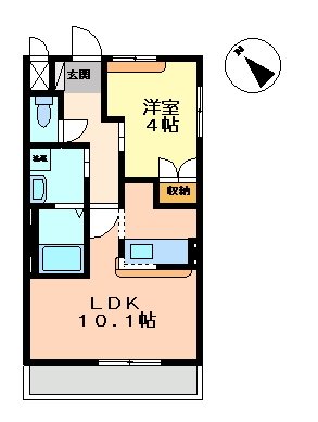 茨城県水戸市元吉田町(賃貸アパート1LDK・2階・36.00㎡)の写真 その1