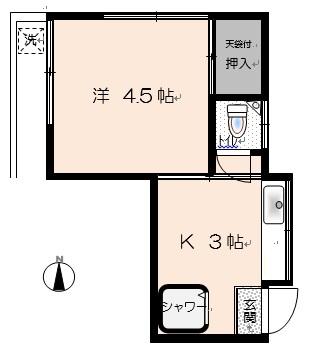 関南荘 102｜東京都板橋区弥生町(賃貸アパート1K・1階・17.00㎡)の写真 その2