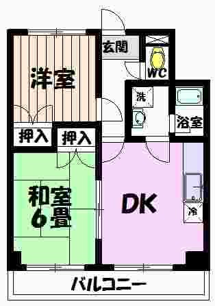 メゾン吉崎｜静岡県富士市本市場町(賃貸アパート2DK・5階・43.70㎡)の写真 その2