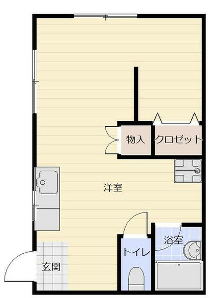 小池ハイツ A｜千葉県館山市沼(賃貸アパート1LDK・1階・33.12㎡)の写真 その2