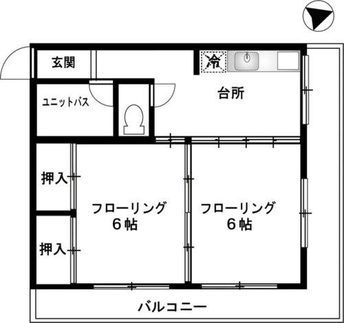 同じ建物の物件間取り写真 - ID:203000450799