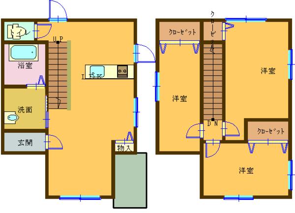 リバーウエスト｜鹿児島県鹿屋市川西町(賃貸一戸建3LDK・--・71.21㎡)の写真 その1