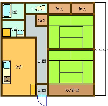 コーポニューライト_間取り_0