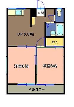 エステートピアＢ_間取り_0