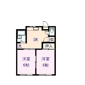 ＡＯＮＥ｜長野県上田市下丸子(賃貸アパート2DK・1階・35.80㎡)の写真 その1