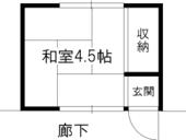 大阪市北区中津５丁目 2階建 築72年のイメージ