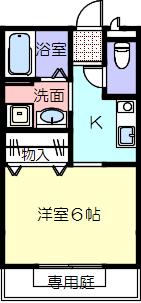 クレール 105｜兵庫県三木市宿原(賃貸アパート1K・1階・23.77㎡)の写真 その2