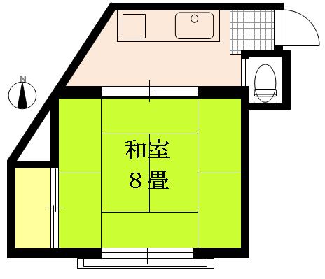 澤井荘 202｜東京都品川区小山台１丁目(賃貸アパート1K・2階・20.00㎡)の写真 その1