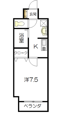 マンションエスペランサ｜鹿児島県鹿屋市本町(賃貸マンション1K・4階・26.40㎡)の写真 その1