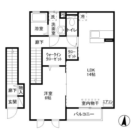 同じ建物の物件間取り写真 - ID:209005648064