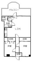 サンハーバービル  ｜ 愛知県名古屋市港区当知１丁目202号（賃貸マンション2LDK・2階・58.00㎡） その1