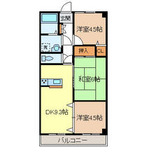 プライムガーデン 302 ｜ 群馬県太田市東別所町（賃貸マンション3DK・3階・51.00㎡） その2