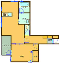 ケイズ・ガーデン 103 ｜ 群馬県前橋市大友町２丁目（賃貸マンション1LDK・1階・49.77㎡） その1