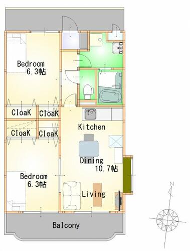 メゾン・ド・グレイス_間取り_0