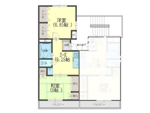 ファミール芹沢_間取り_0