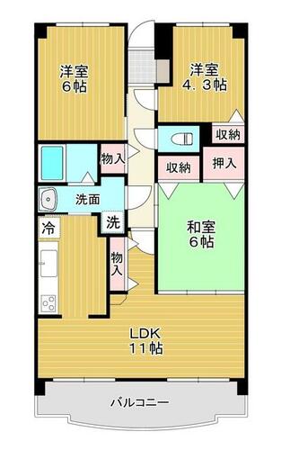 メイ・ブラッサム_間取り_0