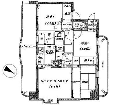 日神パレステージ伊勢佐木_間取り_0