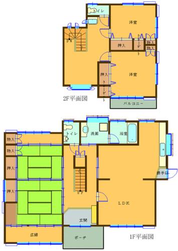 detached 山梨県大月市賑岡町岩殿