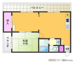 千葉県佐倉市王子台２丁目（賃貸アパート1LDK・3階・40.41㎡） その2