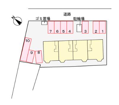 サンライズ・ヒル 104｜大分県速見郡日出町大字川崎(賃貸アパート2DK・1階・43.19㎡)の写真 その16