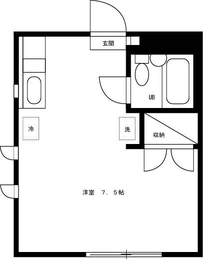 メゾン赤羽台 101｜東京都北区赤羽台３丁目(賃貸アパート1K・1階・24.62㎡)の写真 その1