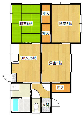 重松借家 10｜佐賀県鹿島市大字納富分(賃貸一戸建3DK・--・55.00㎡)の写真 その1