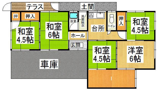 三重県伊勢市の一戸建て | 390万円 | 5K | 138.81m² | Akiyama house finder