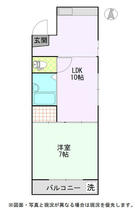 メゾン小池  ｜ 山梨県甲府市飯田３丁目（賃貸アパート1LDK・1階・33.60㎡） その1