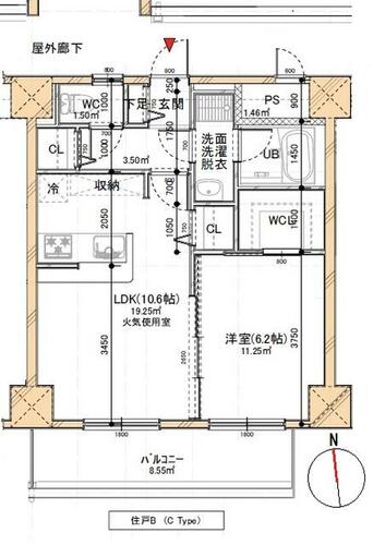 同じ建物の物件間取り写真 - ID:238006756516