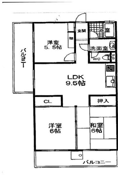 兵庫県姫路市新在家中の町(賃貸マンション3LDK・2階・51.85㎡)の写真 その1