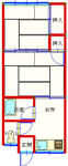 会津若松市西年貢２丁目 2階建 築46年のイメージ