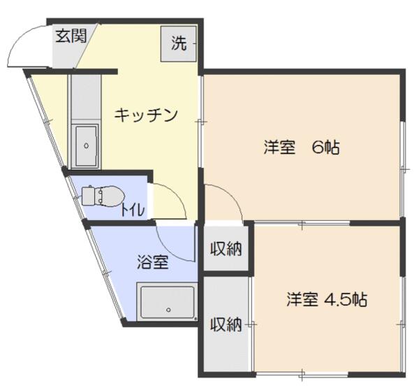 東京都北区上十条５丁目(賃貸アパート2DK・1階・32.60㎡)の写真 その1