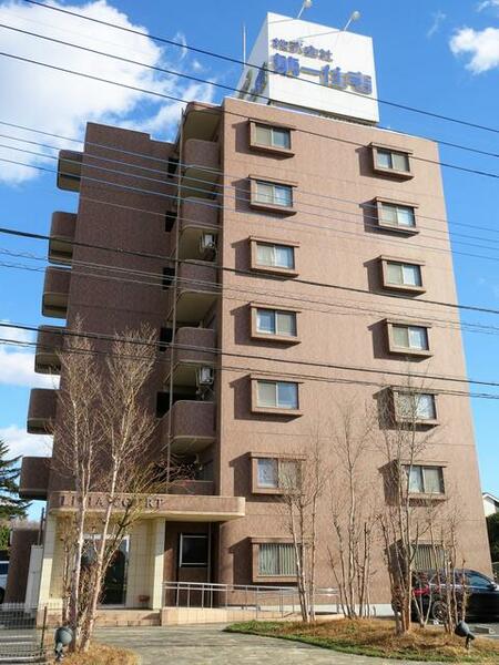 画像2:下野市石橋に建つ、人気のオートロックマンションです。