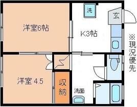 中村荘 202 ｜ 大分県大分市大字政所（賃貸アパート2K・2階・35.00㎡） その2