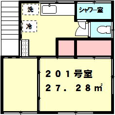 辻コーポ 201｜東京都中野区中央２丁目(賃貸アパート2K・2階・27.28㎡)の写真 その1