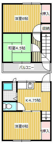 同じ建物の物件間取り写真 - ID:208008945493