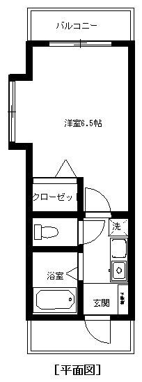 ソフィアマンション｜千葉県東金市南上宿(賃貸マンション1K・3階・24.00㎡)の写真 その2