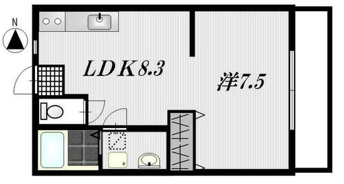 ロイヤルコートN_間取り_0