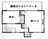 高円坊２階建て貸家のイメージ