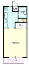 ヴィラ円城寺Ａ 101 ｜ 広島県東広島市西条町御薗宇（賃貸アパート1K・1階・30.69㎡） その2