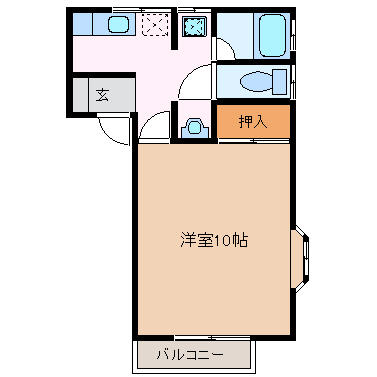 コーポ・ロワールA_間取り_0