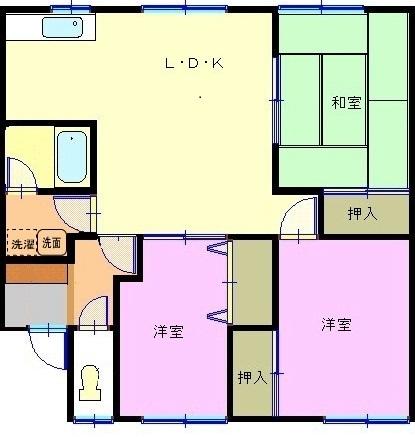 テーオーハイツ102の間取り