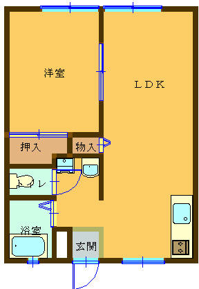 ハイツまつば 103｜茨城県常総市本石下(賃貸アパート1LDK・1階・40.92㎡)の写真 その1