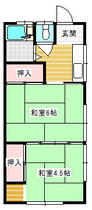 埼玉県比企郡滑川町大字月輪（賃貸アパート2K・2階・29.81㎡） その1