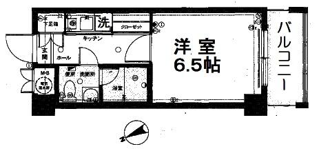 フォルム熊大前Ⅲ 405｜熊本県熊本市北区黒髪３丁目(賃貸マンション1K・4階・21.03㎡)の写真 その2