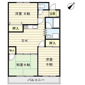 いずみだ２３ビル 203｜熊本県人吉市南泉田町(賃貸マンション3DK・2階・60.72㎡)の写真 その1