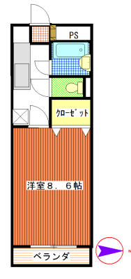 同じ建物の物件間取り写真 - ID:207001070334